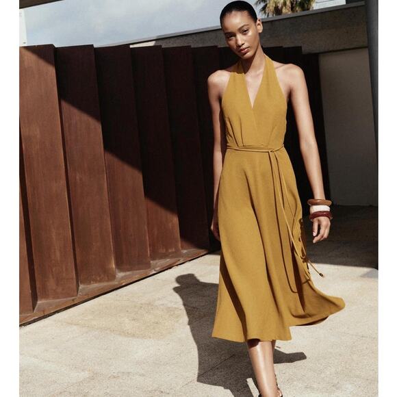 RARE!!! ZARA Halter Neck Dress NWT - Picture 12 of 16